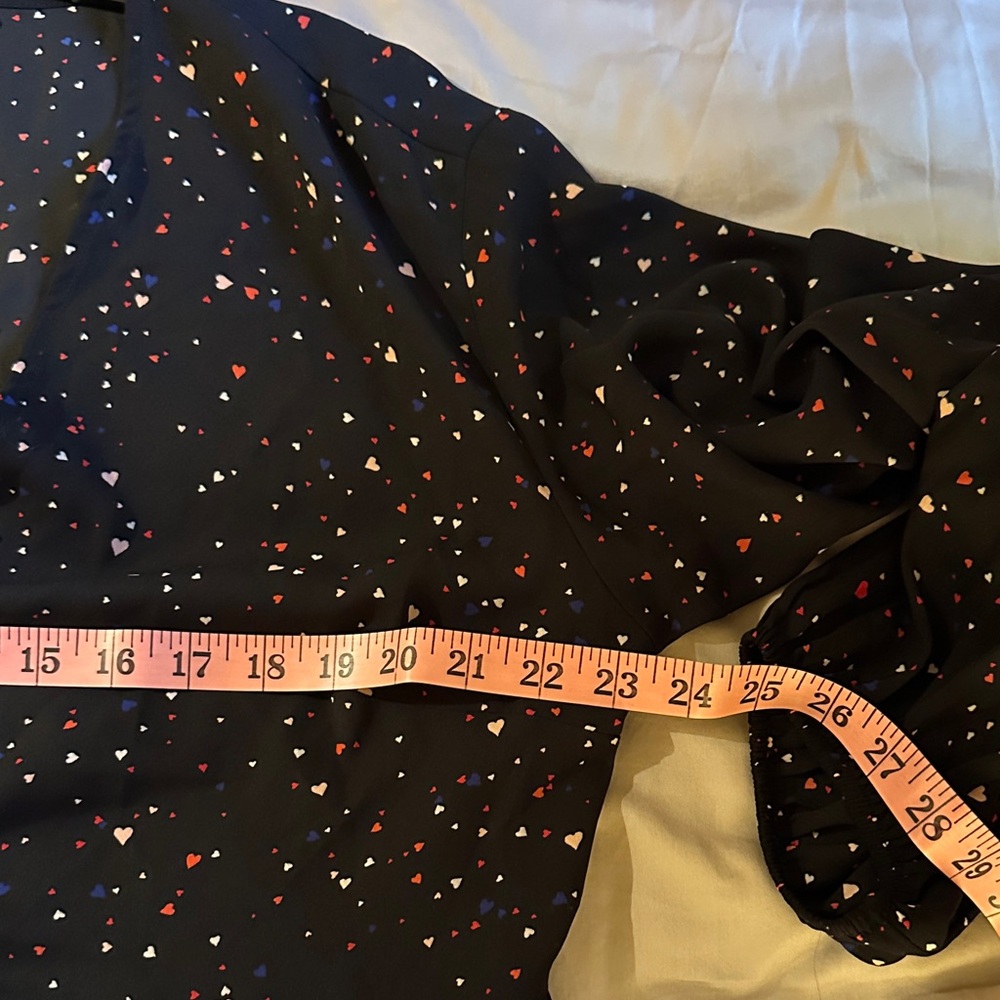 Multicolored hearts Pattern Blouse - Picture 4 of 6